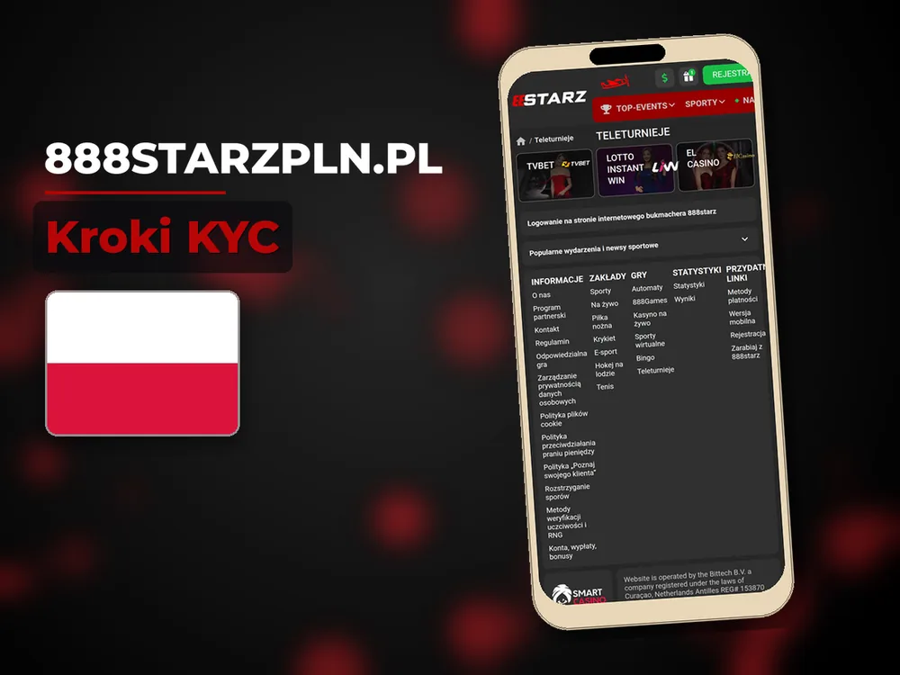 888starzpln.pl - Kroki KYC