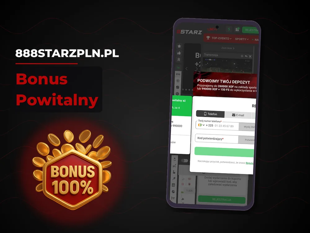 888starzpln.pl - Bonus Powitalny