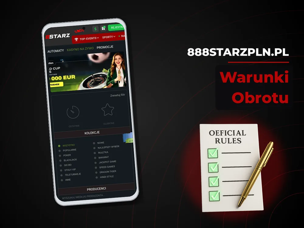 888starzpln.pl - Warunki Obrotu