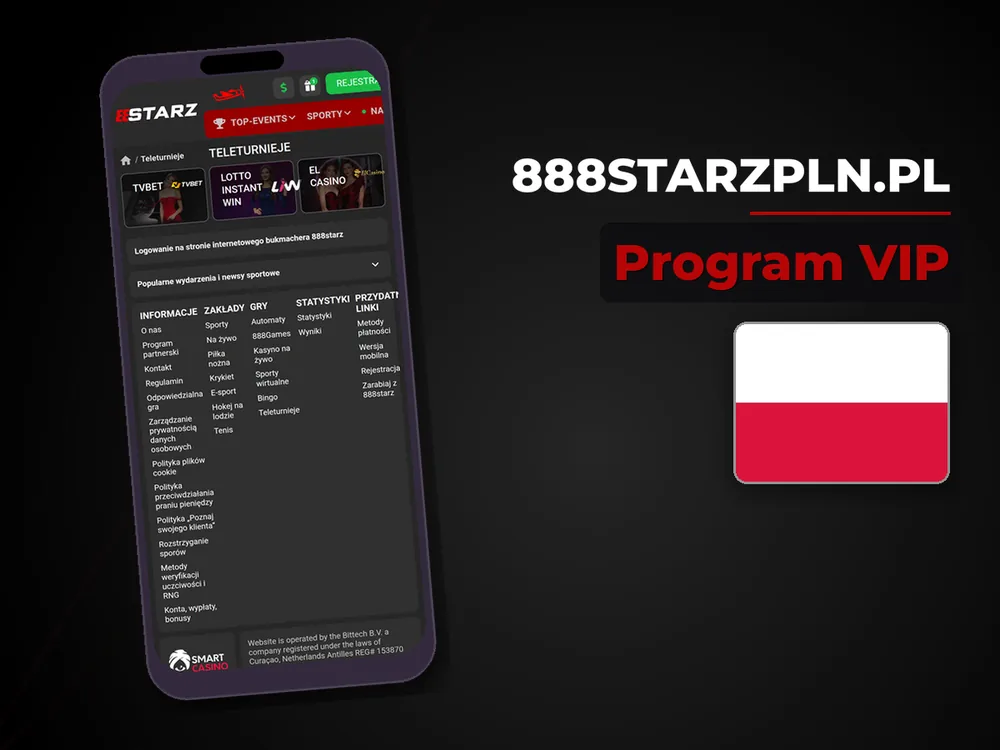 888starzpln.pl - Program VIP