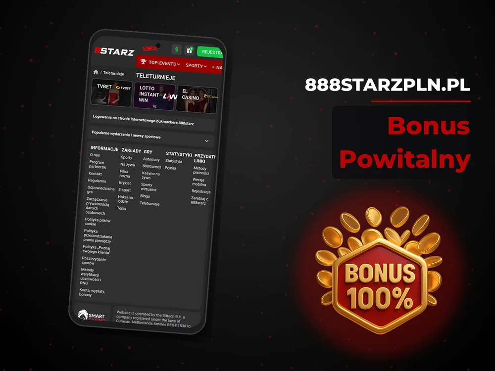 888starzpln.pl - Bonus Powitalny